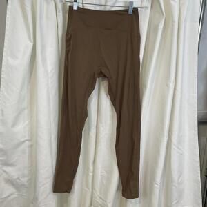 Brown high-waisted leggings size S